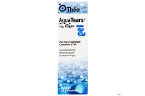 Sie sehen eine Packung Aquatears Augengel 10g, Produktbild: 01 Aquatears Augengel 10g, A-Nr.: 1322125 - 01