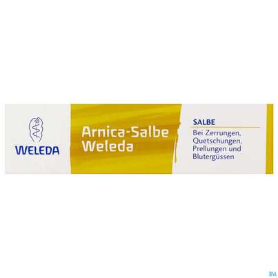 Sie sehen eine Packung Arnica Salbe Weleda 25g, Produktbild: 01 Arnica Salbe Weleda 25g, A-Nr.: 2202943 - 01