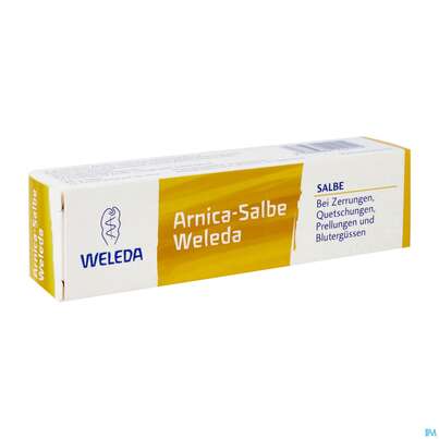 Sie sehen eine Packung Arnica Salbe Weleda 25g, Produktbild: 02 Arnica Salbe Weleda 25g, A-Nr.: 2202943 - 02
