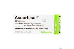 Sie sehen eine Packung Ascorbisal Tabl 20st, Produktbild: 01 Ascorbisal Tabl 20st, A-Nr.: 0004297 - 01