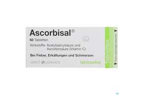 Sie sehen eine Packung Ascorbisal Tabl 60st, Produktbild: 01 Ascorbisal Tabl 60st, A-Nr.: 0985740 - 01
