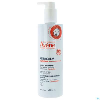 Sie sehen eine Packung Avene Xeracalm Nutrition Balsam 400ml, Produktbild: 01 Avene Xeracalm Nutrition Balsam 400ml, A-Nr.: 5744886 - 01