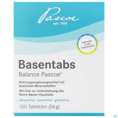 Sie sehen eine Packung Basen Tabs Balance Pascoe 100st, Produktbild: 01 Basen Tabs Balance Pascoe 100st, A-Nr.: 3236588 - 01