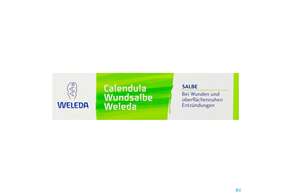 Sie sehen eine Packung Calendula Wundsalbe Weleda 25g, Produktbild: 01 Calendula Wundsalbe Weleda 25g, A-Nr.: 2202972 - 01