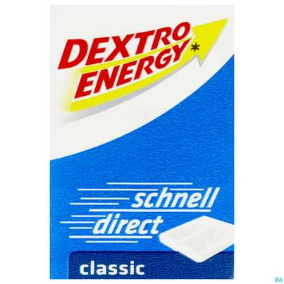 Sie sehen eine Packung Dextro Energy Einzelwuerfel Classic 46g, Produktbild: 01 Dextro Energy Einzelwuerfel Classic 46g, A-Nr.: 3325748 - 01