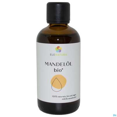 Sie sehen eine Packung Elenatura Basisoel Bio Mandeloel 100ml, Produktbild: 01 Elenatura Basisoel Bio Mandeloel 100ml, A-Nr.: 5411050 - 01