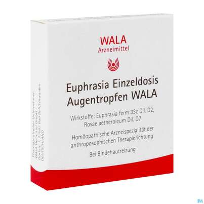 Sie sehen eine Packung Euphrasia -wala Einzeldosis Augentropfen 0,5ml 5st, Produktbild: 02 Euphrasia -wala Einzeldosis Augentropfen 0,5ml 5st, A-Nr.: 4967905 - 02