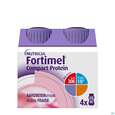 Fortimel/compact/protein 125ml Vitalflasche Erdbeere 4st, A-Nr.: 3948662 - 01