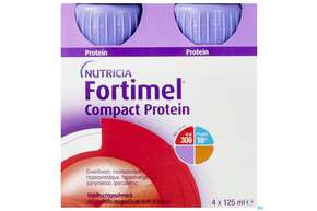 Fortimel/compact/protein 125ml Vitalflasche Waldfrucht 4st, A-Nr.: 4337274 - 01