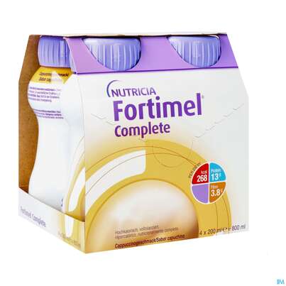 Fortimel/complete 200ml Vitalflasche Cappuccino 4st, A-Nr.: 3664798 - 02