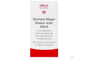 Sie sehen eine Packung Gentiana Magen Wala Globuli Velati 20g, Produktbild: 01 Gentiana Magen Wala Globuli Velati 20g, A-Nr.: 4480758 - 01