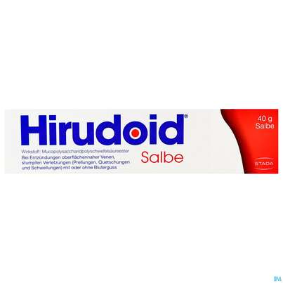 Sie sehen eine Packung Hirudoid Salbe 40g, Produktbild: 01 Hirudoid Salbe 40g, A-Nr.: 0025738 - 01