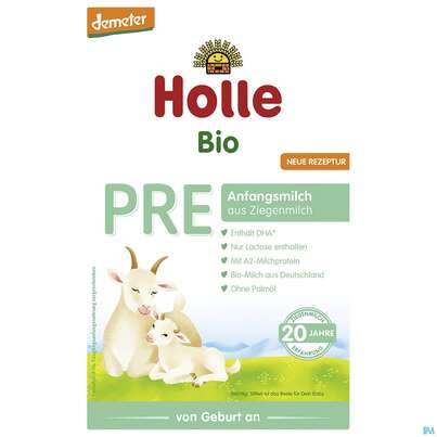 Holle Bio Anfangsmilch Ziege Saeuglingsmilch Dha Pre Demeter 400g, A-Nr.: 5584477 - 03