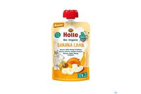 Holle Demeter Bio Fruechtepueree Ab 1 Jahr Banana Lama Banane Apfel/mango/apriko 100g, A-Nr.: 5080765 - 01