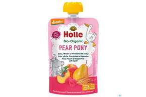 Holle Demeter Bio Fruechtepueree Ab 1 Jahr Pear Pony Birne Pfirsich/himbee/dinkel 100g, A-Nr.: 5080819 - 01