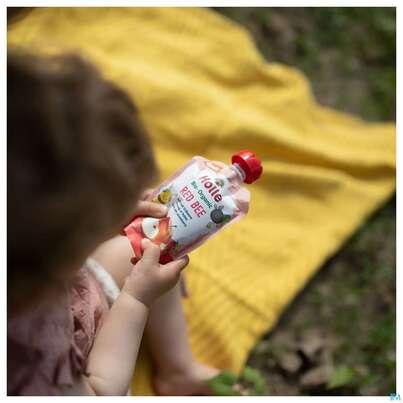 Sie sehen eine Packung Holle Demeter Bio Fruechtepueree Ab 1 Jahr Red Bee Apfel/erdbeere 100g, Produktbild: 03 Holle Demeter Bio Fruechtepueree Ab 1 Jahr Red Bee Apfel/erdbeere 100g, A-Nr.: 5080707 - 03