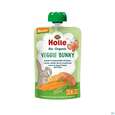 Holle Demeter Bio Fruechtepueree/ab 6 Monate Veggie Bunny Karotte Suess-kartoffel/erbsen 100g, A-Nr.: 5080742 - 01