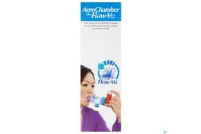 Inhalatoren U.zubehoer Aero Chamber +mundstueck/+flow-vu Ab 5 Jahren Blau Neu 1st, A-Nr.: 5476500 - 01