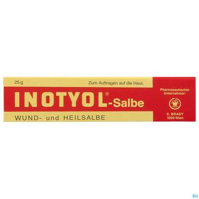 Sie sehen eine Packung Inotyol Salbe 25g, Produktbild: 01 Inotyol Salbe 25g, A-Nr.: 0027594 - 01