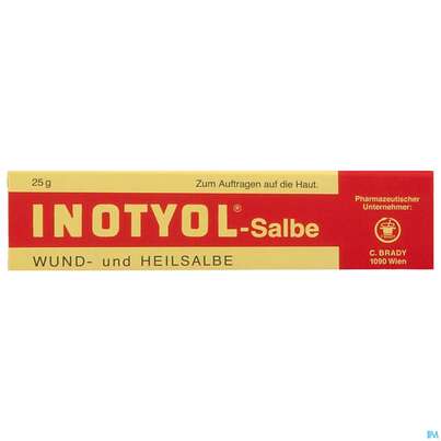 Sie sehen eine Packung Inotyol Salbe 25g, Produktbild: 02 Inotyol Salbe 25g, A-Nr.: 0027594 - 02