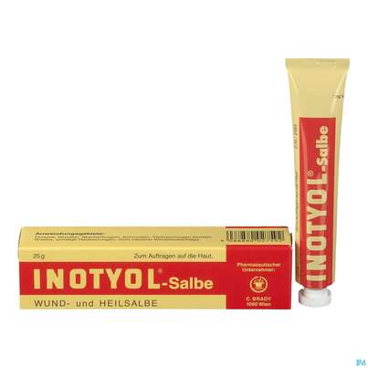 Sie sehen eine Packung Inotyol Salbe 25g, Produktbild: 03 Inotyol Salbe 25g, A-Nr.: 0027594 - 03