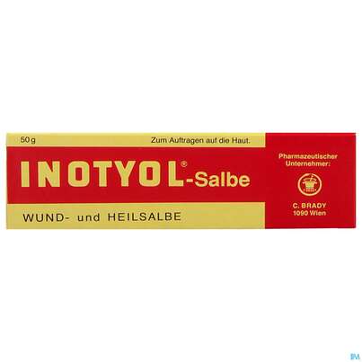 Sie sehen eine Packung Inotyol Salbe 50g, Produktbild: 01 Inotyol Salbe 50g, A-Nr.: 0027602 - 01
