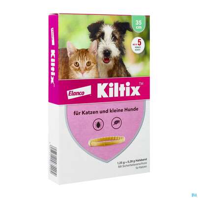Sie sehen eine Packung Kiltix Halsband F Katzen U.kleine Hunde 1,25g + 0,28g 1st, Produktbild: 02 Kiltix Halsband F Katzen U.kleine Hunde 1,25g + 0,28g 1st, A-Nr.: 1733791 - 02