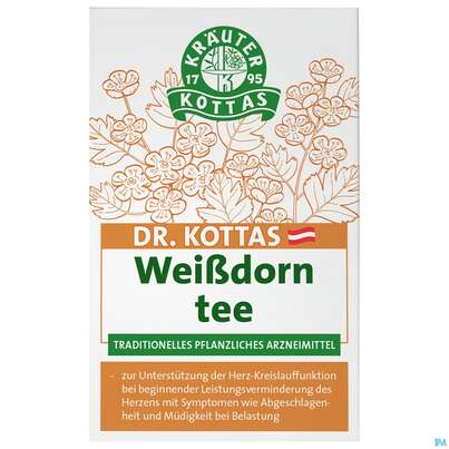 Sie sehen eine Packung Dr.Kottas Tee Weissdorn 20st, Produktbild: 02 Dr.Kottas Tee Weissdorn 20st, A-Nr.: 3886292 - 02