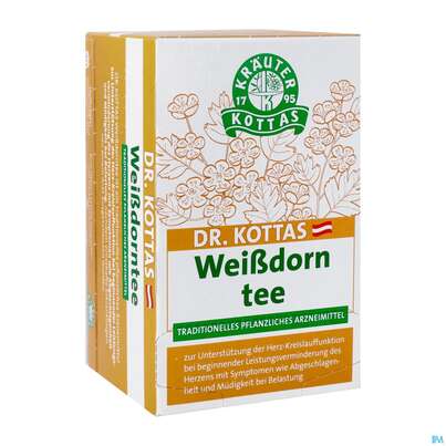 Sie sehen eine Packung Dr.Kottas Tee Weissdorn 20st, Produktbild: 04 Dr.Kottas Tee Weissdorn 20st, A-Nr.: 3886292 - 04
