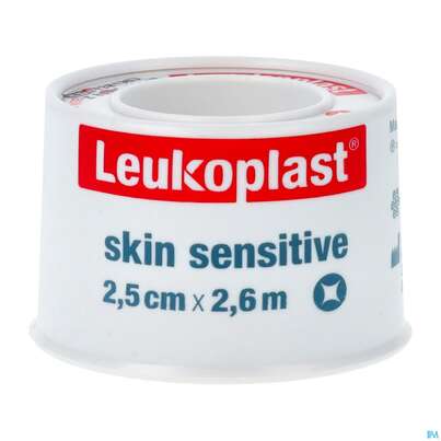 Wundverband Leukoplast Skin Sensitive Fixierverband Silikon Spule 2,5cmx 2,6m 76173 1st, A-Nr.: 5109865 - 05