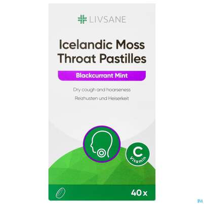 Islaendisch Moos Livsane Hals Pastillen 40st, A-Nr.: 5399231 - 01