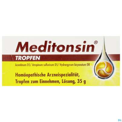 Sie sehen eine Packung Meditonsin Tropfen 35g, Produktbild: 01 Meditonsin Tropfen 35g, A-Nr.: 1336995 - 01