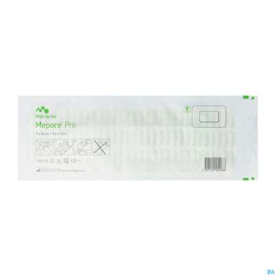 Sie sehen eine Packung Wundverband Mepore/pro Folienverband Steril 9x 30cm 1st, Produktbild: 02 Wundverband Mepore/pro Folienverband Steril 9x 30cm 1st, A-Nr.: 2393475 - 02