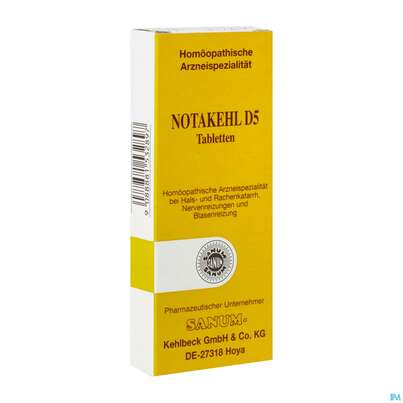 Sie sehen eine Packung Notakehl Tabl D5 20st, Produktbild: 02 Notakehl Tabl D5 20st, A-Nr.: 1532897 - 02