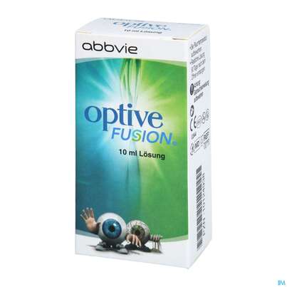 Sie sehen eine Packung Augentropfen Optive Fusion 10ml, Produktbild: 05 Augentropfen Optive Fusion 10ml, A-Nr.: 4169492 - 05