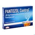 Sie sehen eine Packung Pantozol Control Magensaftresistente Tabl 20mg 14st, Produktbild: 02 Pantozol Control Magensaftresistente Tabl 20mg 14st, A-Nr.: 3544781 - 02