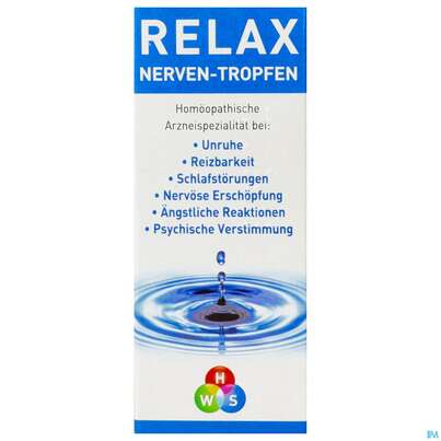 Sie sehen eine Packung Relax Nerven Tropfen Zum Einnehmen 50ml, Produktbild: 01 Relax Nerven Tropfen Zum Einnehmen 50ml, A-Nr.: 2574521 - 01