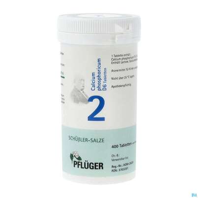 Sie sehen eine Packung Schuess 2 Calc Phos D 6 Pflu 100g, Produktbild: 02 Schuess 2 Calc Phos D 6 Pflu 100g, A-Nr.: 3703251 - 02