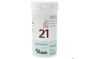 Sie sehen eine Packung Schuess 21 Zinc Chl D 6 Pflu 100g, Produktbild: 01 Schuess 21 Zinc Chl D 6 Pflu 100g, A-Nr.: 3703469 - 01