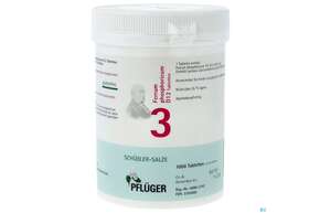 Sie sehen eine Packung Schuess 3 Ferr Phos D12 Pflu 250g, Produktbild: 01 Schuess 3 Ferr Phos D12 Pflu 250g, A-Nr.: 3703682 - 01