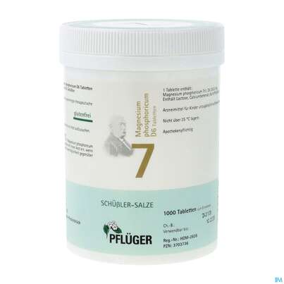 Sie sehen eine Packung Schuess 7 Magn Phos D 6 Pflu 250g, Produktbild: 02 Schuess 7 Magn Phos D 6 Pflu 250g, A-Nr.: 3703736 - 02