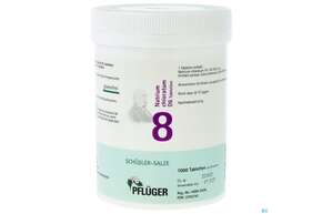 Sie sehen eine Packung Schuess 8 Na Chl D 6 Pflu 250g, Produktbild: 01 Schuess 8 Na Chl D 6 Pflu 250g, A-Nr.: 3703742 - 01