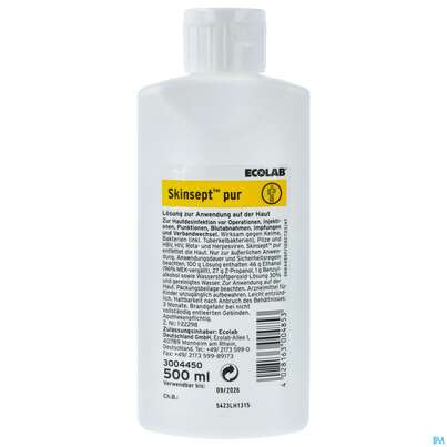Skinsept Lösung Z Hautdesinf. Pur 500ml, A-Nr.: 2242724 - 01