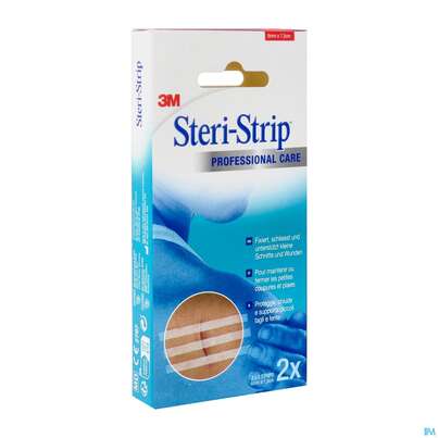 Sie sehen eine Packung Wundnahtstreifen Steri-strip 6x 75mm R1541 6st, Produktbild: 02 Wundnahtstreifen Steri-strip 6x 75mm R1541 6st, A-Nr.: 3071414 - 02