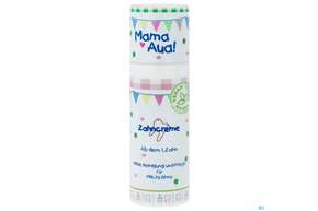 Sie sehen eine Packung Zahnpaste Mama Aua Zahncreme 50ml, Produktbild: 01 Zahnpaste Mama Aua Zahncreme 50ml, A-Nr.: 4120250 - 01
