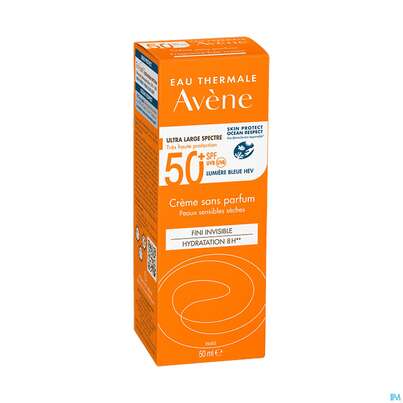 Sie sehen eine Packung Avène Sonnencreme Spf 50+ Ohne Duftstoffe 50ml, Produktbild: 04 Avène Sonnencreme Spf 50+ Ohne Duftstoffe 50ml, A-Nr.: 2840419 - 04