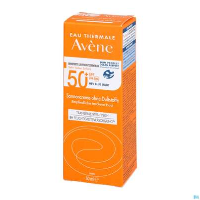 Sie sehen eine Packung Avène Sonnencreme Spf 50+ Ohne Duftstoffe 50ml, Produktbild: 05 Avène Sonnencreme Spf 50+ Ohne Duftstoffe 50ml, A-Nr.: 2840419 - 05