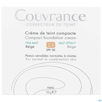 Avène Couvrance Kompakt Creme-make-up Mattierend Beige 10g, A-Nr.: 4782040 - 01