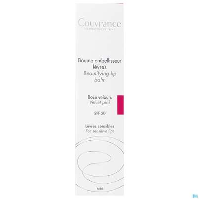 Sie sehen eine Packung Avène Couvrance Getönter Lippenbalsam Pink Velours 3g, Produktbild: 01 Avène Couvrance Getönter Lippenbalsam Pink Velours 3g, A-Nr.: 5087738 - 01