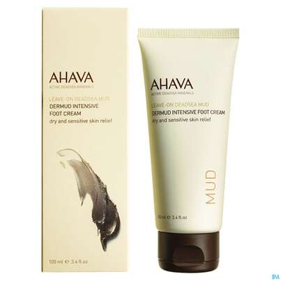 Sie sehen eine Packung Fuss Creme Ahava Dermud Intensiv 100ml, Produktbild: 01 Fuss Creme Ahava Dermud Intensiv 100ml, A-Nr.: 3945623 - 01